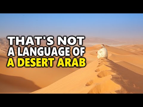 That's Not A Language of A Desert Arab