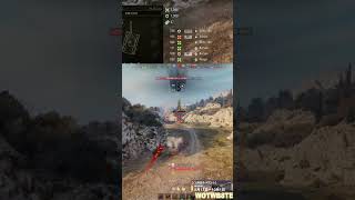 【WoT】ラスト2発で燃やして1000ダメ稼ぐ！ #world_of_tanks #ゲーム実況