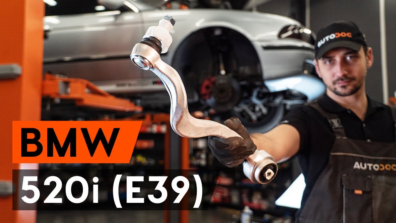 Jak vyměnit přední spodní rameno na BMW E39 – návod k výměně