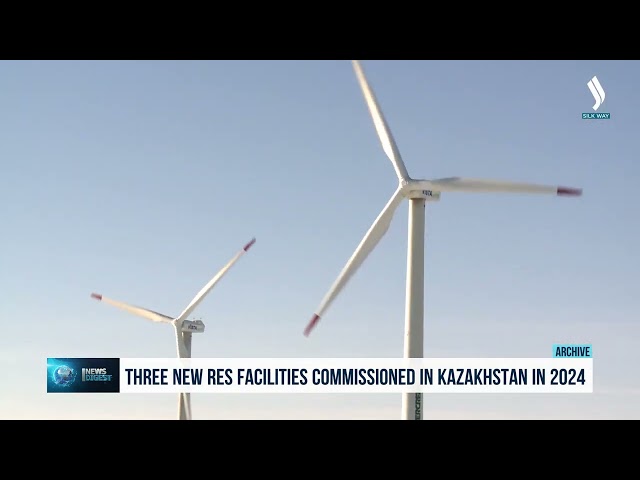 Kazakistan'da bu yıl üç yeni yenilenebilir enerji tesisi devreye alındı