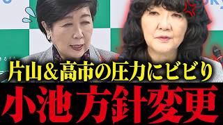 【小池百合子】片山さつきに追い詰められた小池、都議会で衝撃の発表をする【さとうさおり 小池都知事 カイロ大学 学歴詐称疑惑】