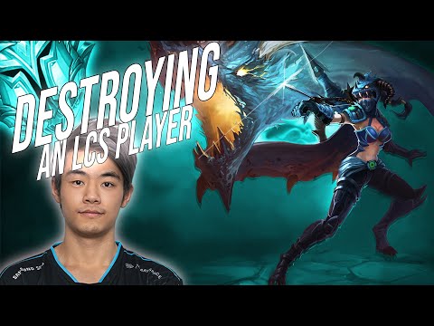 DESTROYING AN LCS PLAYER With My Vayne