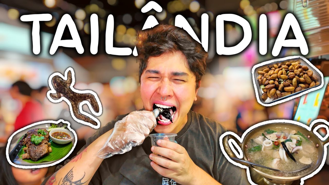 PROVANDO COMIDA DE RUA NA TAILÂNDIA