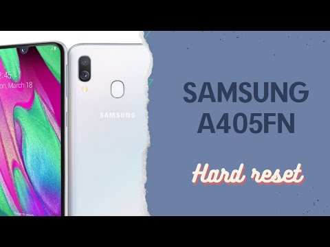 Samsung A405fn hard reset 2022 - Как сделать сброс настроек