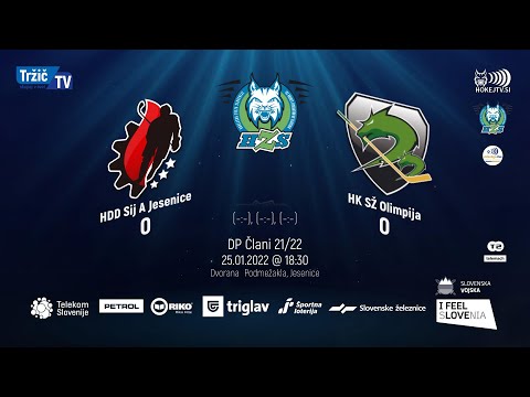 Člani Končnica DP 25.1.2022 HDD Sij Acroni Jesenice HK SŽ Olimpija