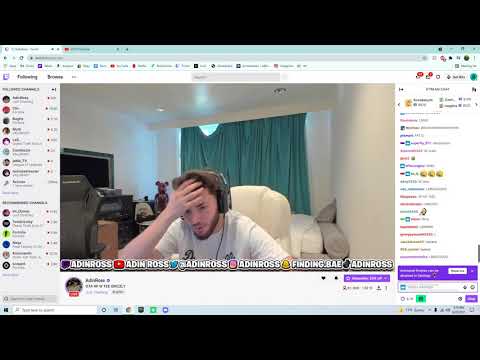 ADIN ROSS LEAKS SHEK WES' NUMBER LIVE ON STREAM