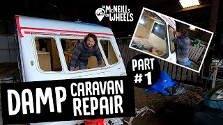 Repairing A Damp Caravan: Part 1 – Relocation &amp; Removing The Windows