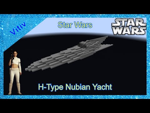 Star Wars H-Type Nubian Yacht in Minecraft - Tutorial