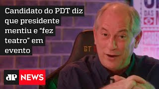 Em live, Ciro Gomes ataca Bolsonaro e desqualifica convenção do PL