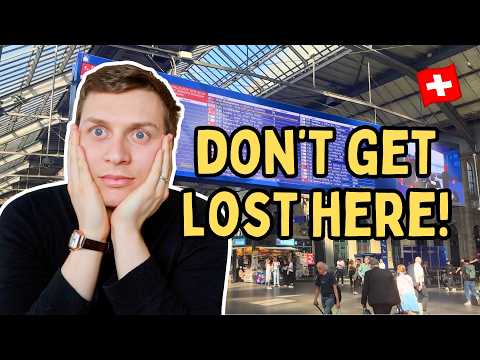 Navigation im ZÜRICH HAUPTBAHNHOF: Rundgang durch den Hauptbahnhof Zürich + So gelangen Sie zum F...