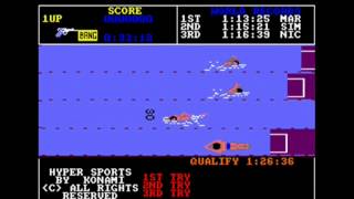 [AMSTRAD CPC] Hyper Sports - Longplay & Review