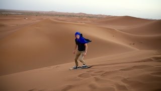 Sandboarding in the SAHARA DESERT! - YouTube