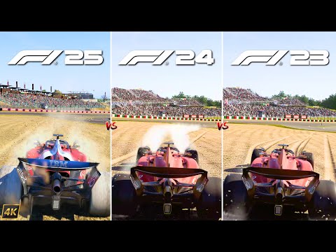F1 25 vs F1 24 vs F1 23 | PC | Graphics and Details Comparison