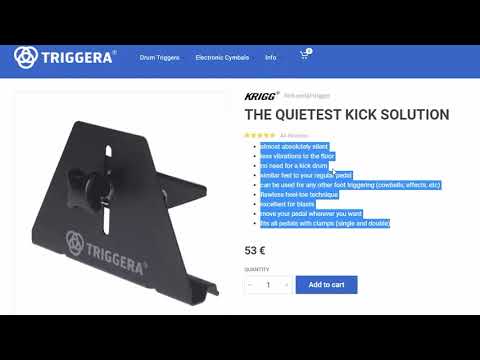 Triggera KRIGG (V3) - Kick Pedal Trigger Review