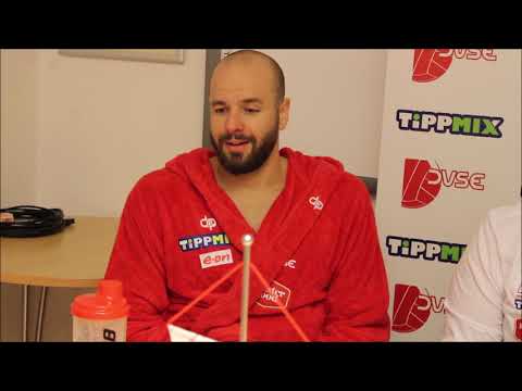 DVSE-Master Good - PVSK-Mecsek Füszért mérkőzés utáni sajtótájékoztató