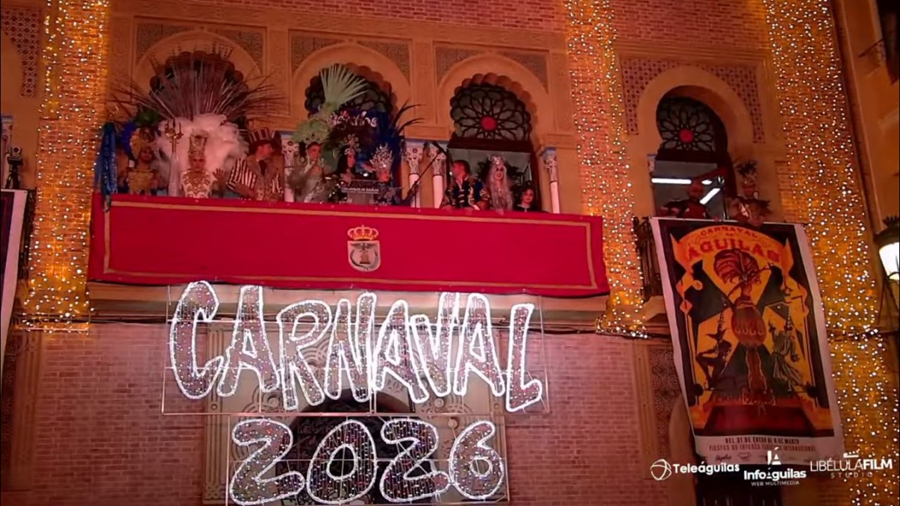Retransmisión de la Suelta de la Mussona infantil + las Batallas de Don Carnal y Doña Cuaresma y Pregones del Carnaval de Águilas 2026