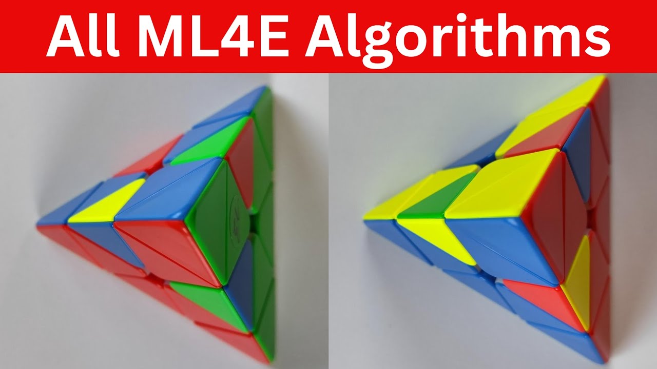 Pyraminx: All The ML4E Algorithms (+Fingertricks)