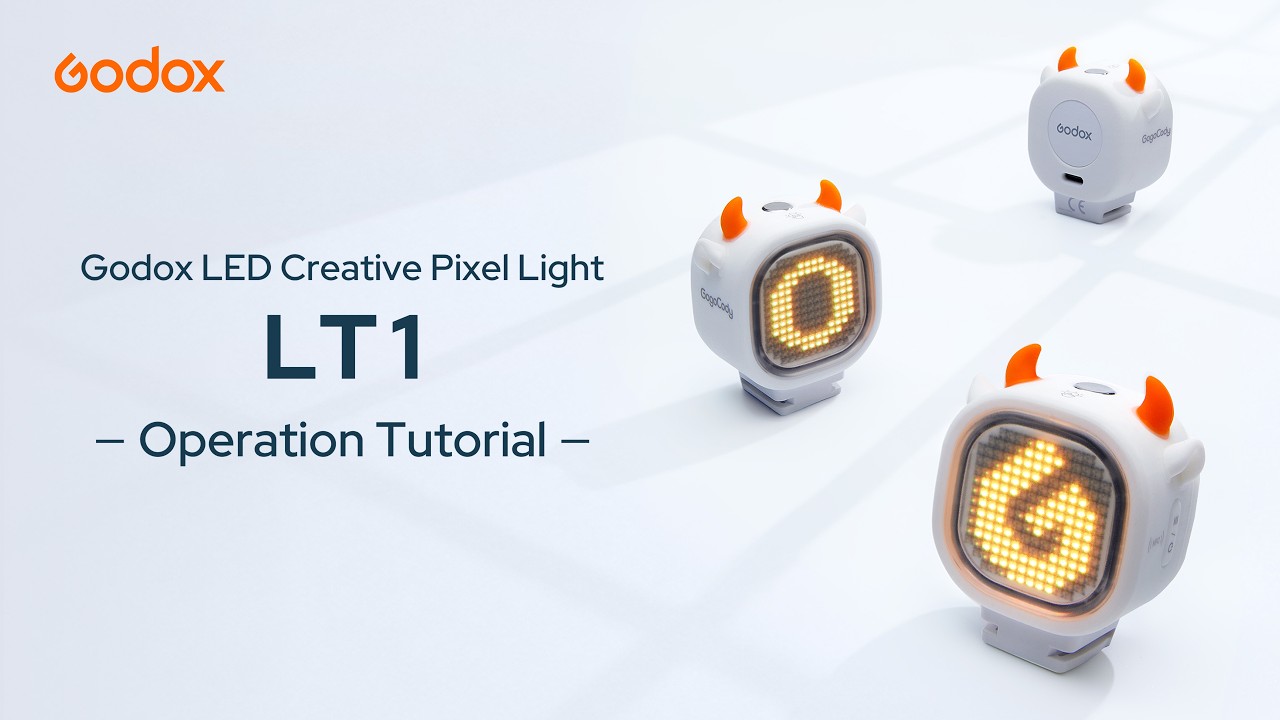 Godox LT1 Creative Pixel Hot Shoe Cover 👾 | Setup Guide & Features - YouTube