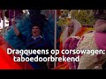 Dragqueens stelen de show bij bloemencorso Valkenswaard