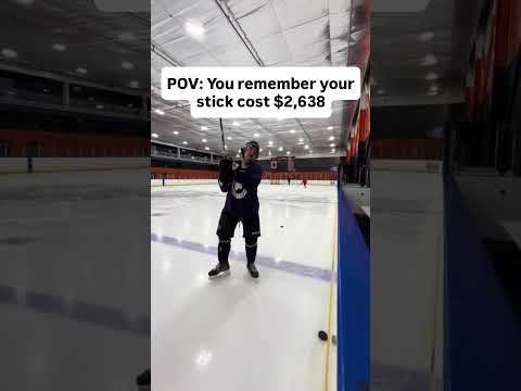 When you remember your stick is $2,000! #shorts #hockey #nhl