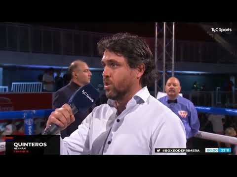 Hernan Quinteros - il gladiatore -  Alberto Melian vs Carlos HenriqueRodrigues da Silva - Ingreso