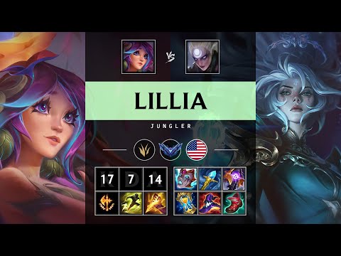 Lillia Jungle vs Diana - NA Diamond Patch 25.10