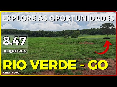 🌱 Explore as Oportunidades da Fazenda de 8.47 Alqueires em Rio Verde - GO #agro #fazenda #tec2agro