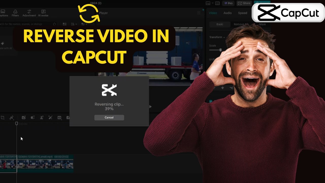 How to Reverse a Video in Capcut PC 2026