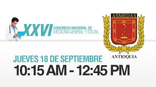 preview picture of video 'XXVI CNMGS • Jueves 18 Septiembre • (10:15 AM a 12:45 PM)'