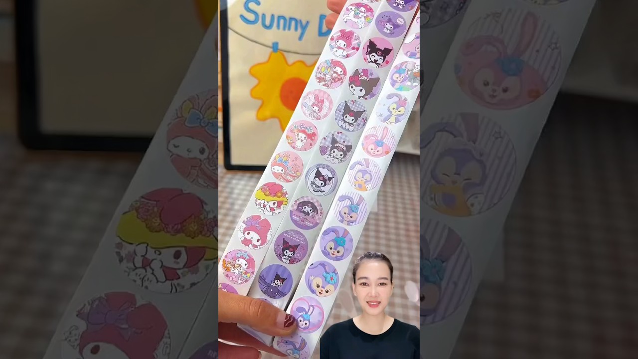 Sanrio stickers #sanrio #kuromi #melody #hellokitty #stickers