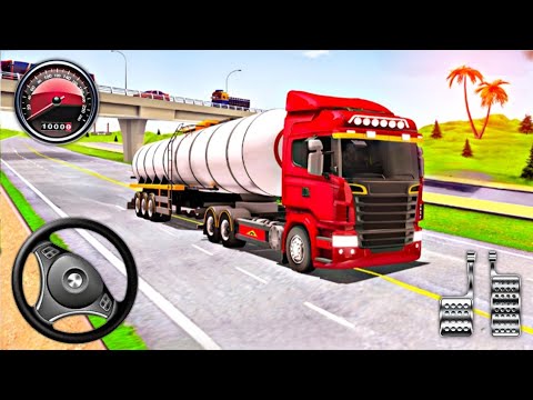 Oil Tanker Truck Driving Simulator 2022 - Transport Truck Driving Fun 3d - Android Gameplay