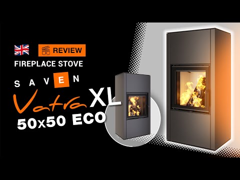 Печь на дровах для отопления дома SAVEN Vatra XL Стальные печи длительного горения 50х50 - фото 1 - id-p2610459090