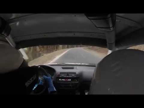 42 Rajd Świdnicki Krause - Anaszkiewicz/Kozłowski - Honda Civic SiR - OS6 - Kamionki - onboard