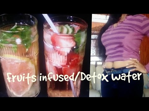 Fruit Infused Water/Detox Water for Healthy Skin, Hair & Weight loss | GeetaKAgarwal