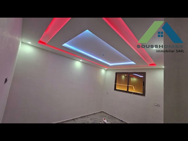 شقه ممتازه مشروع 103 متر تمزارت ايت ملول الطابق الارضي