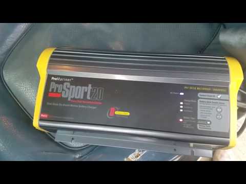 ProMariner ProSport20 as a Backup Van Solar AGM Battery Bank Charger