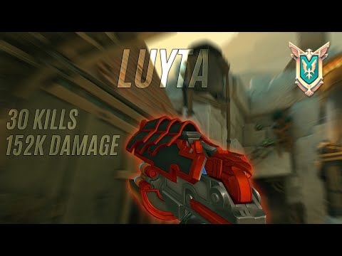 Łuyta Khan 30 KILLS 152K DAMAGE (Master) STORM OF BULLETS ! Paladins Competitive