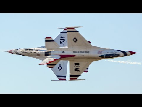 USAF Thunderbirds full show - Aerospace Valley Airshow 2022