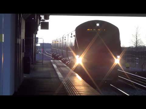 Irish Rail 22000 DMU 22038 arrives at Clondalkin/Fonthill