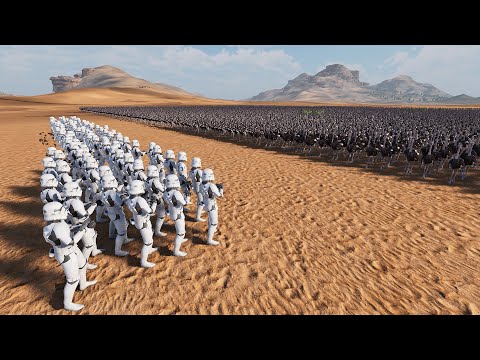 100 STORMTROOPERS vs 20,000 OSTRICH - Ultimate Epic Battle Simulator 2 | UEBS 2