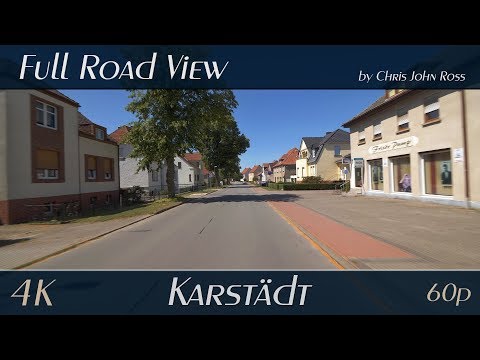 Karstädt, Brandenburg, Germany: Straße des Friedens, Postliner Straße, Putlitzer Straße - 4K (2160p)
