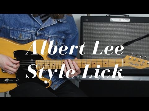 Albert Lee Style Lick - With TAB PDF - Slick Licks With Alex