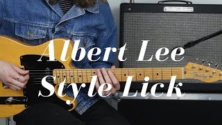Albert Lee Style Lick - With TAB PDF - Slick Licks With Alex