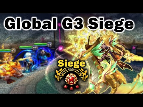 Guardian Skins & LD Units Bullies Low G3 Siege! - Summoners War