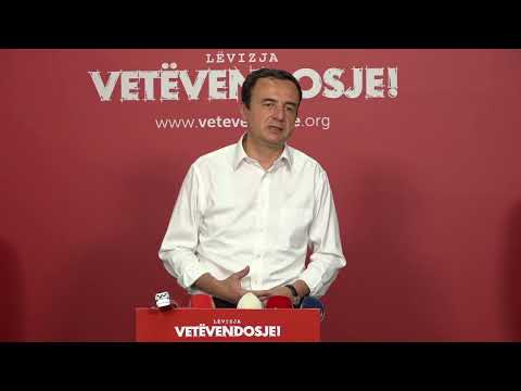 Levizja Vetevendosje ne konference per media