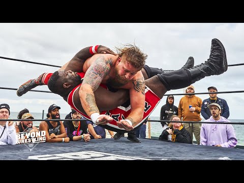 [Free Match] Tyree Taylor v. "Big Beef" Gnarls Garvin | Beyond Wrestling #BishAtTheBeach (Limitless)