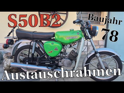 Originallackfetischist - Simson S50B2 Baujahr 1978 mit originalen Austauschrahmen 
