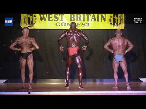 NABBA West Britain 2019 - Masters over 50, comparisons