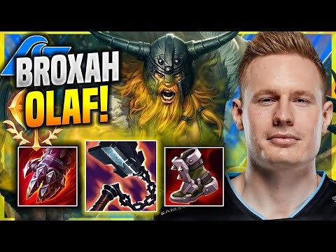 BROXAH IS A MONSTER WITH OLAF! - CLG Broxah Plays Olaf JUNGLE vs Karhtus! | Patch 11.15