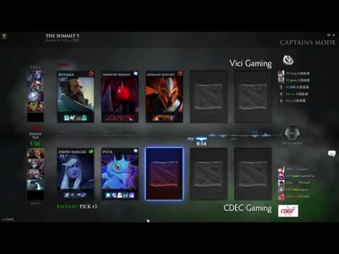 VG vs CDEC Game 1 - The Summit 6 China Qualifiers - HadesDotaTv & DanelieCasts